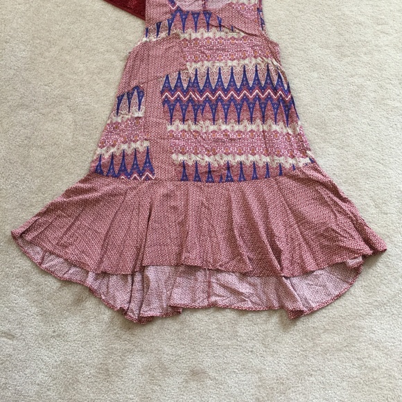 Umgee S Boho Hippie Tunic Dress Hi-Lo Hem NWT - Picture 4 of 8
